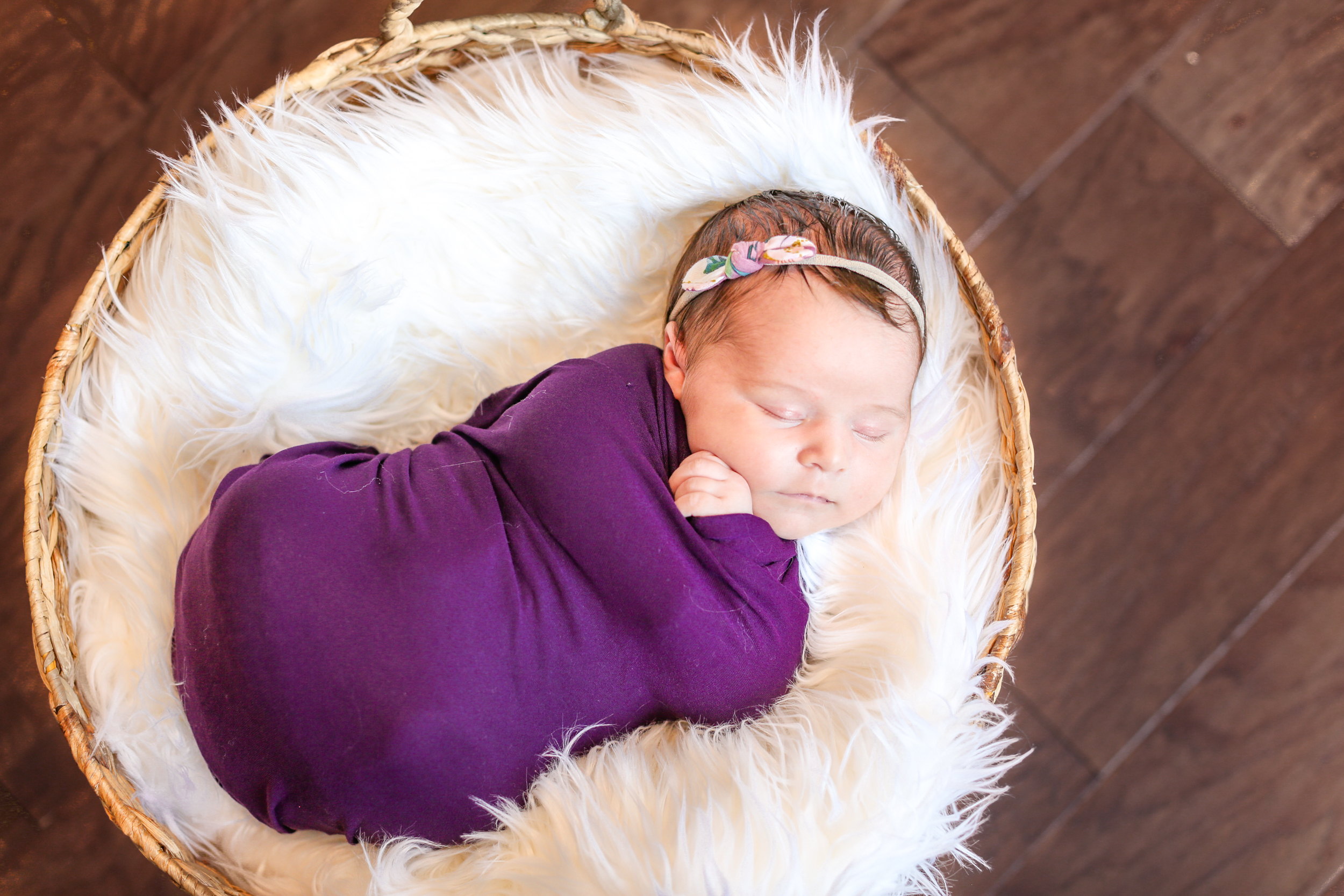 Baby Girl In Home Newborn Session